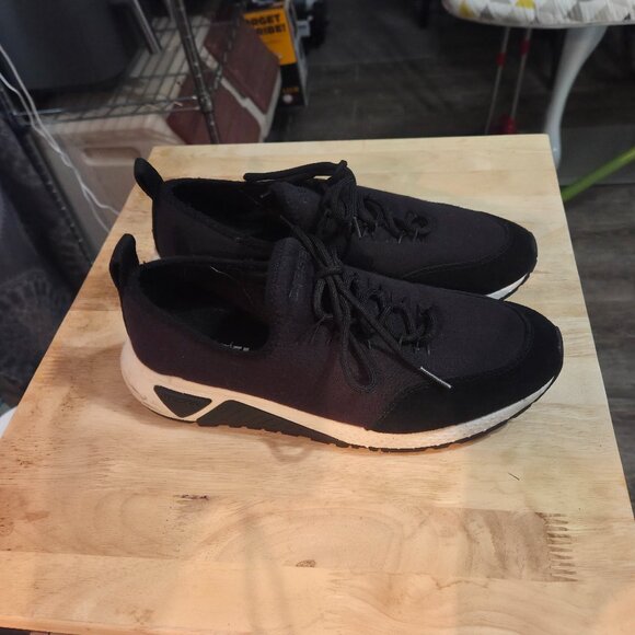 Diesel Men's Black and White sneakers size US 8.5 EUR 42 JPN 26.5 - Picture 3 of 10